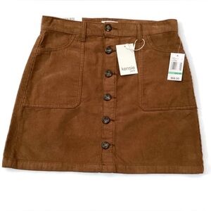 Kensie Jeans Cordoroy Mini Skirt NEW!